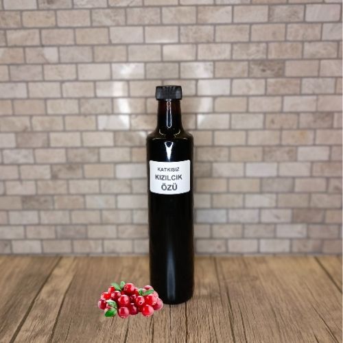 Toptan Katkısız Kızılcık Özü 700gr x 12ad.